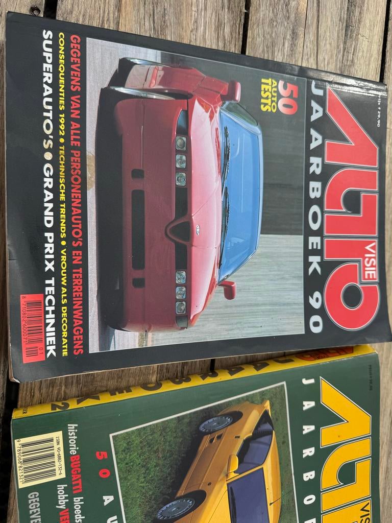 Auto Visie Jaarboek 1990, 1992 en 1993 - Gelezen, Ophalen of Verzenden, Gelezen, Algemeen