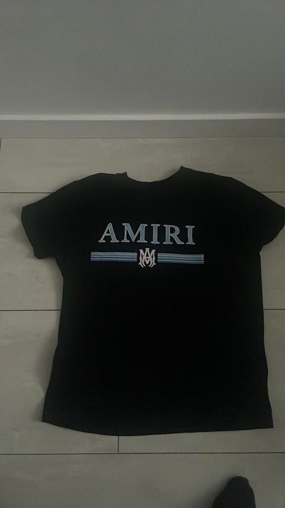 Amiri shirt, Kleding | Heren, T-shirts, Ophalen of Verzenden, Zo goed als nieuw, Zwart