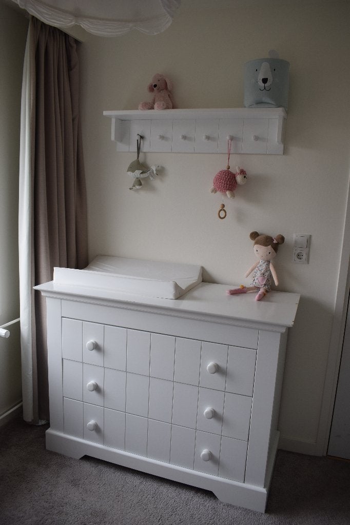 Babykamer Commode bed en kast Bopita, Ophalen, Gebruikt, 50 tot 70 cm, 105 cm of meer
