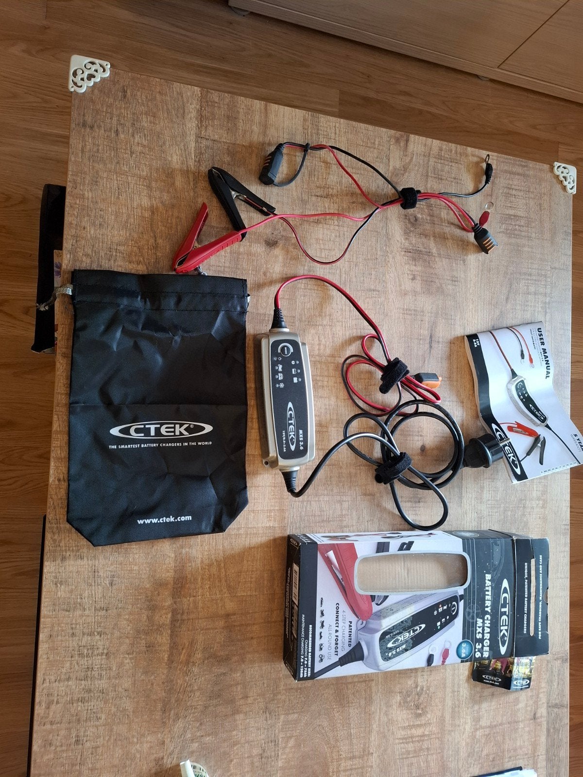 CTEK Acculader MXS 3.6 - 12V Acculader zeer compleet, Ophalen of Verzenden, Gebruikt