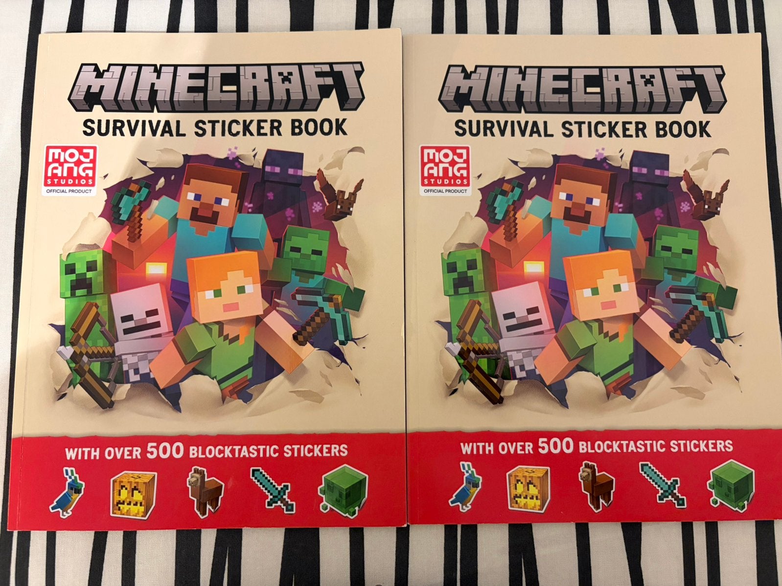 2x minecraft survival stickerbook, Ophalen of Verzenden, Nieuw