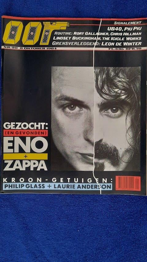 OOR 20-1984 2 Eno Zappa UB-40 Gallagher Chris Hillman Linds, Boeken, Ophalen of Verzenden, Zo goed als nieuw, Muziek, Film of Tv