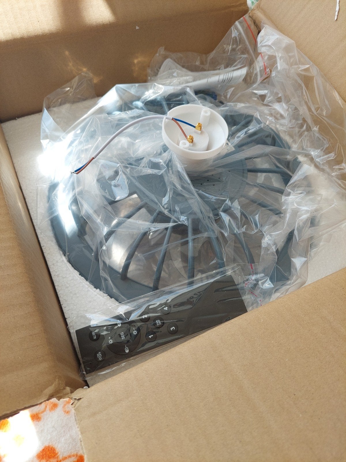 60w plafondventilator  met verlichting, Doe-het-zelf en Verbouw, Ventilatie en Afzuiging, Ophalen, Nieuw, Afzuiger