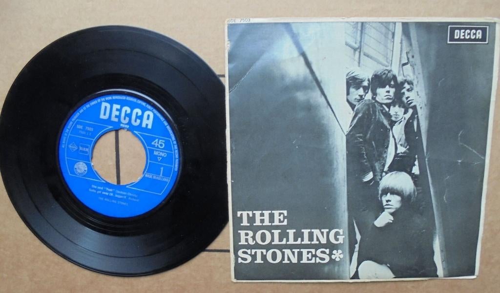 zeldzame EP / single  ROLLING STONES mono Decca SDE 7503, Cd's en Dvd's, Vinyl Singles, Gebruikt, EP, Rock en Metal, 7 inch, Ophalen of Verzenden