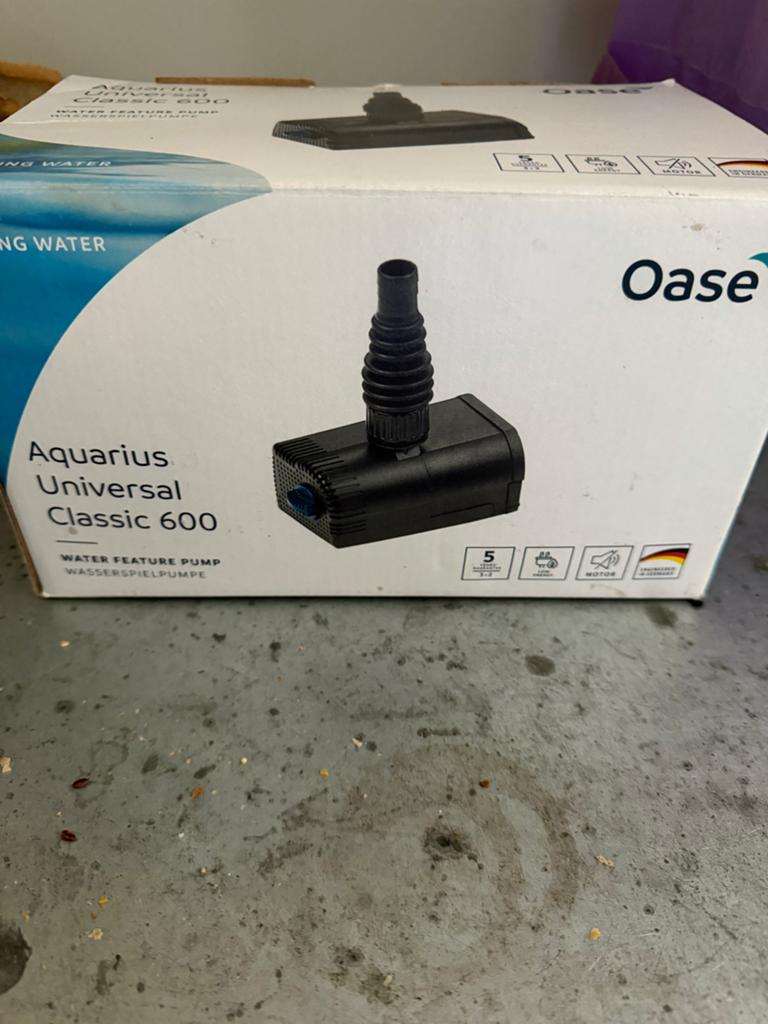 Oase Aquarius Universal Classic 600 Water Feature Pomp, Ophalen of Verzenden, Nieuw, Elektrisch, Overige typen