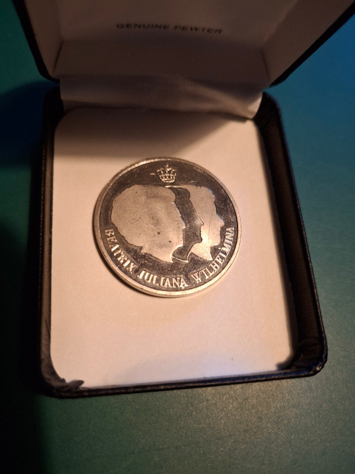 Zilveren  penning, Ophalen of Verzenden, Zilver