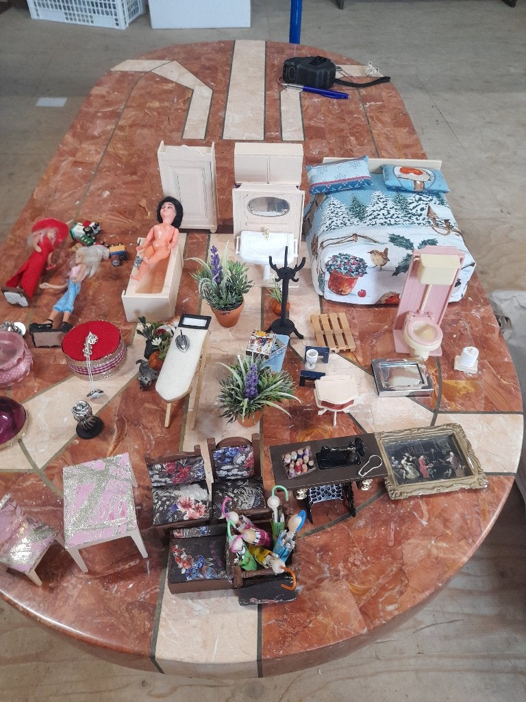 Poppenhuis miniaturen, Verzenden, Poppenhuis