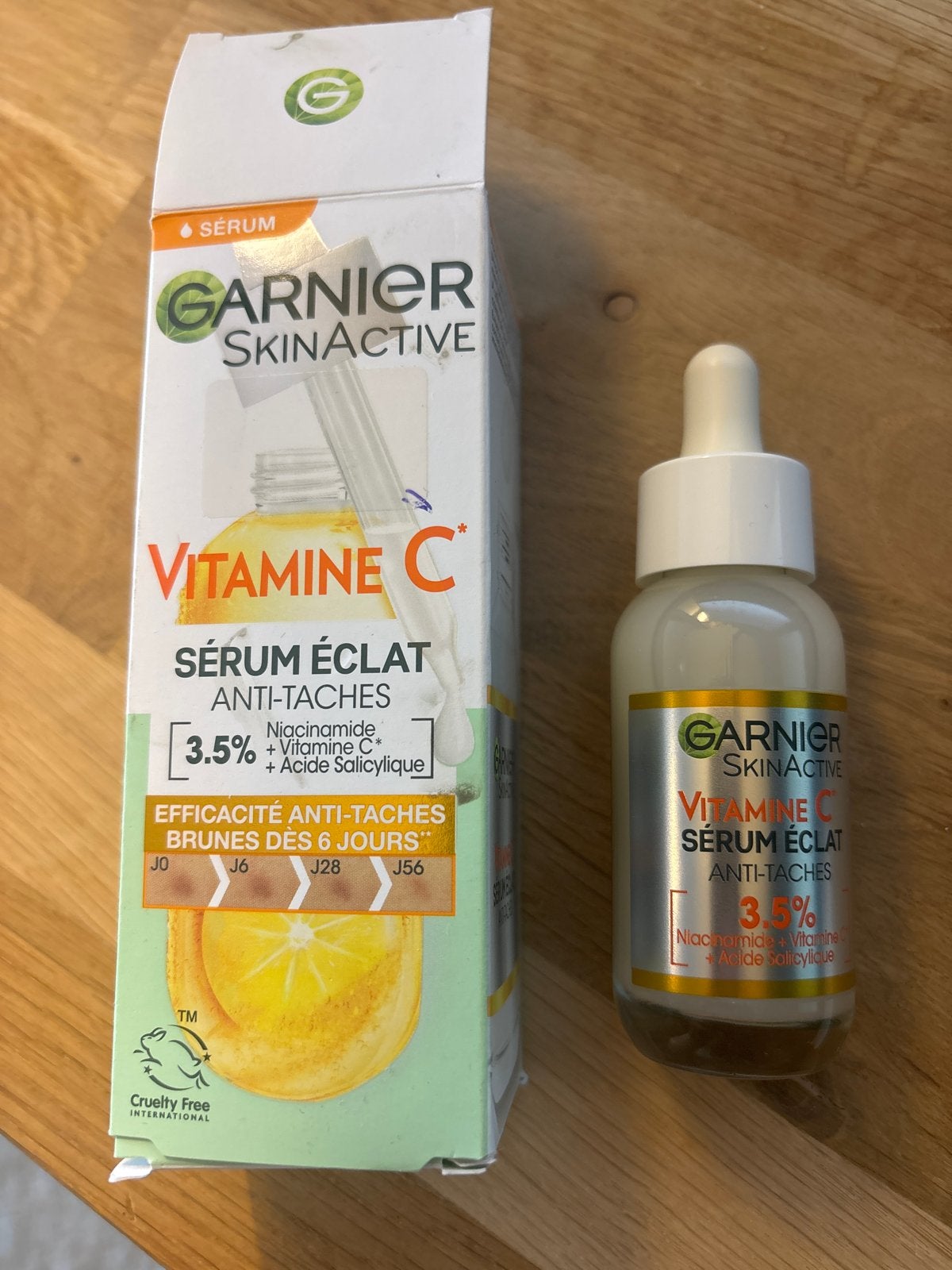 Garnier SkinActive Vitamine C Serum - Nieuw in doos, Ophalen of Verzenden, Nieuw, Gehele gezicht, Verzorging