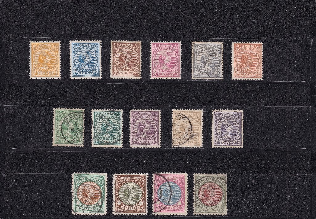 1891 - 1896  Prinses Wilhelmina, nrs. 34 - 48,  lees a.u.b., Postzegels en Munten, Postzegels | Nederland, Verzenden, T/m 1940