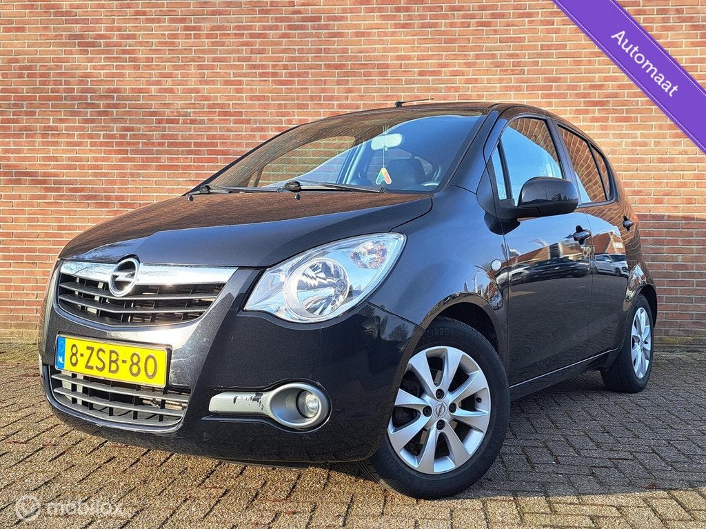Opel Agila 1.2 Blitz AUTOMAAT/LPG/CRUISE/STOELVW/UNIEK!, Auto's, Zwart, Origineel Nederlands, Bedrijf, 200 kg