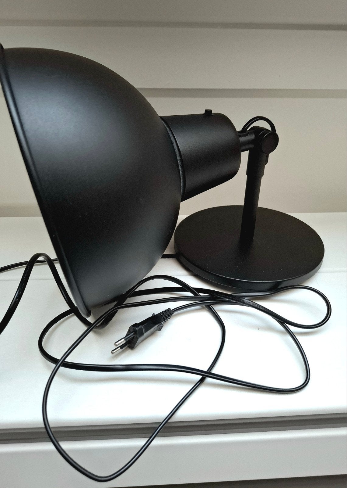 IKEA Skurup Zwarte Industriële Wandlamp - Zo goed als nieuw, Met snoer/stekker, Zwart, IKEA, Zo goed als nieuw