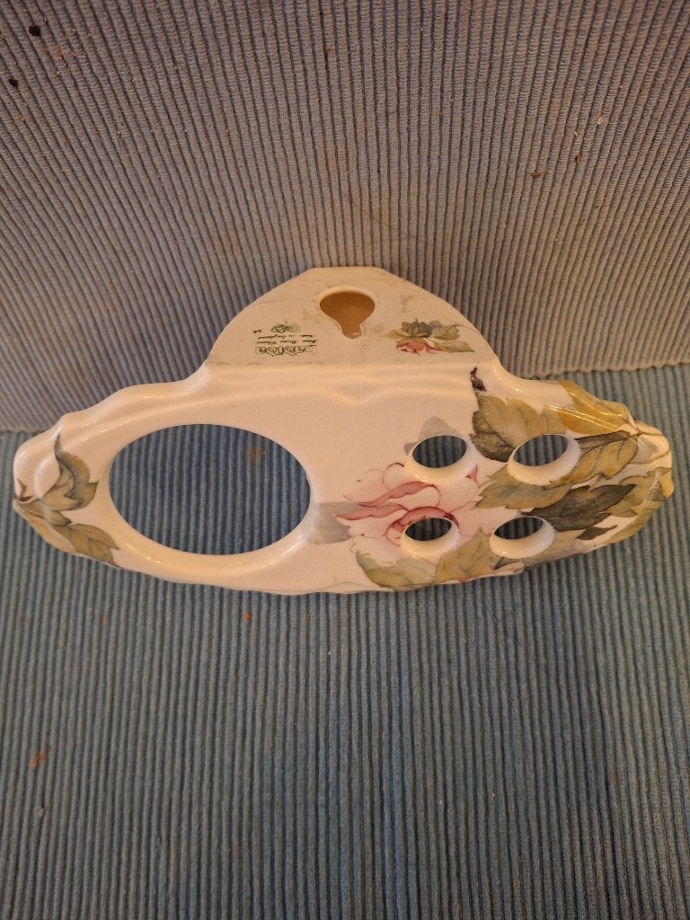 Hadida England - aardewerk (rozen) rekje voor tandenborstels, Hadida, Minder dan 50 cm, --, England