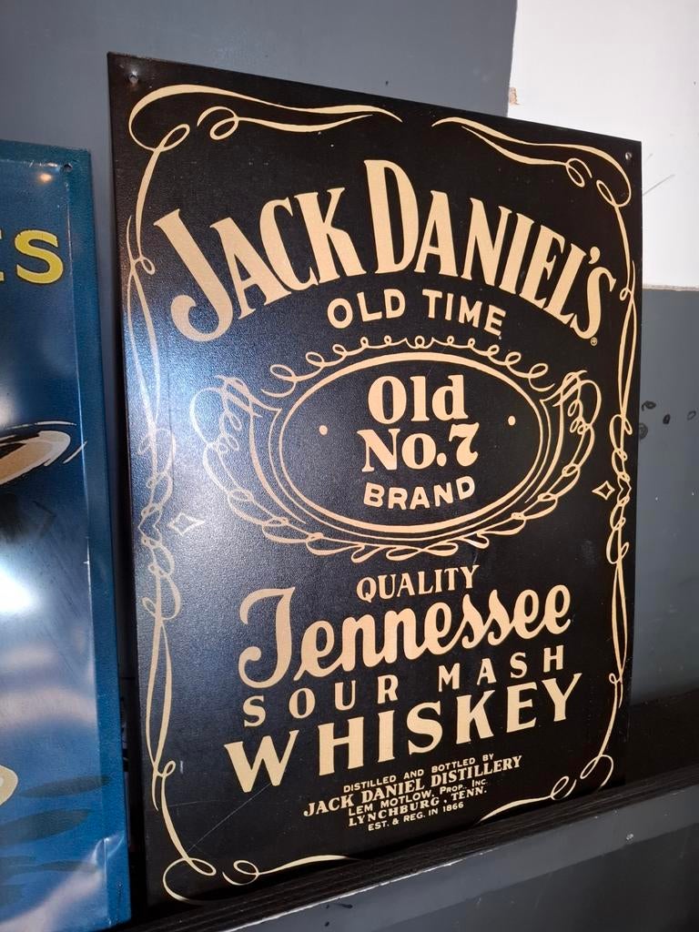 Jack Daniel's Old No. 7 Reclamebord - Vintage Look, Ophalen of Verzenden