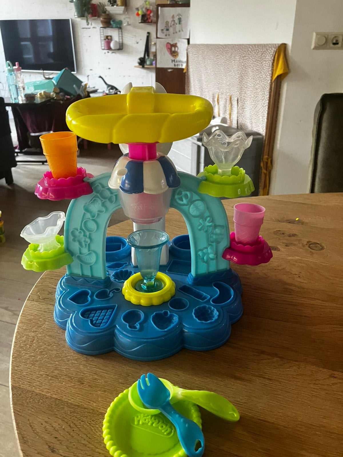 Playdoh ijsjesmaker, Kinderen en Baby's, Ophalen of Verzenden, Zo goed als nieuw