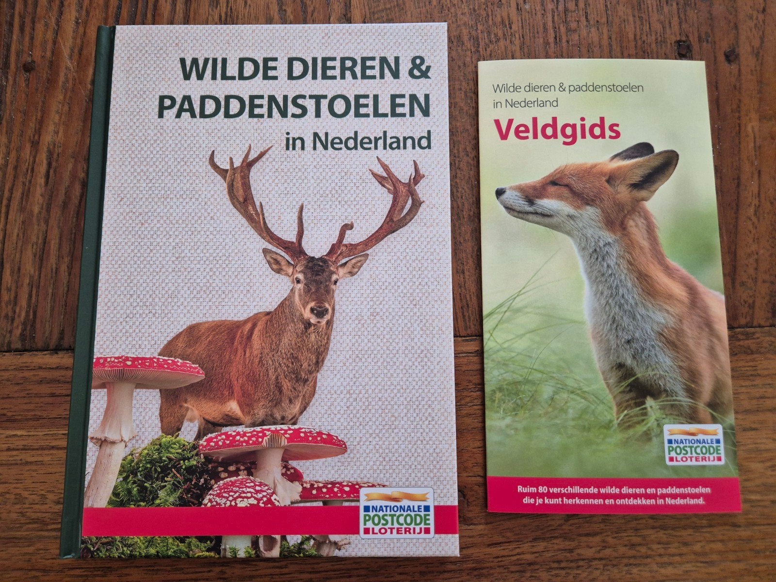 Natuurboek + Veldgids: Wilde Dieren & Paddenstoelen in NL, Ophalen of Verzenden, Nieuw, Natuur algemeen