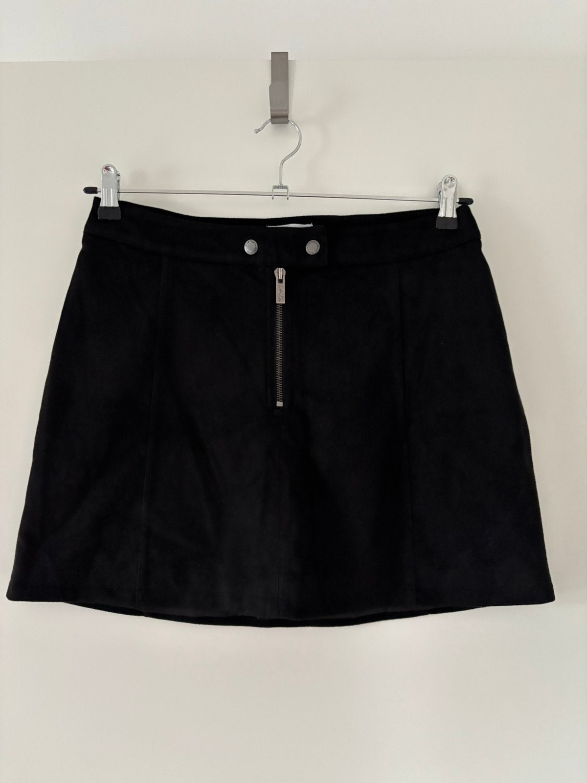 Cotton Club rokje suede look zwart maat M, Maat 38/40 (M), Zwart, Ophalen of Verzenden, Zo goed als nieuw
