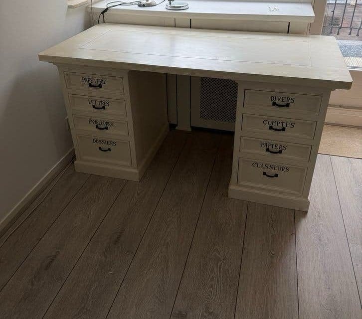Riviera Maison Bureau met lades, Ophalen, Overige typen, Gebruikt, Overige merken