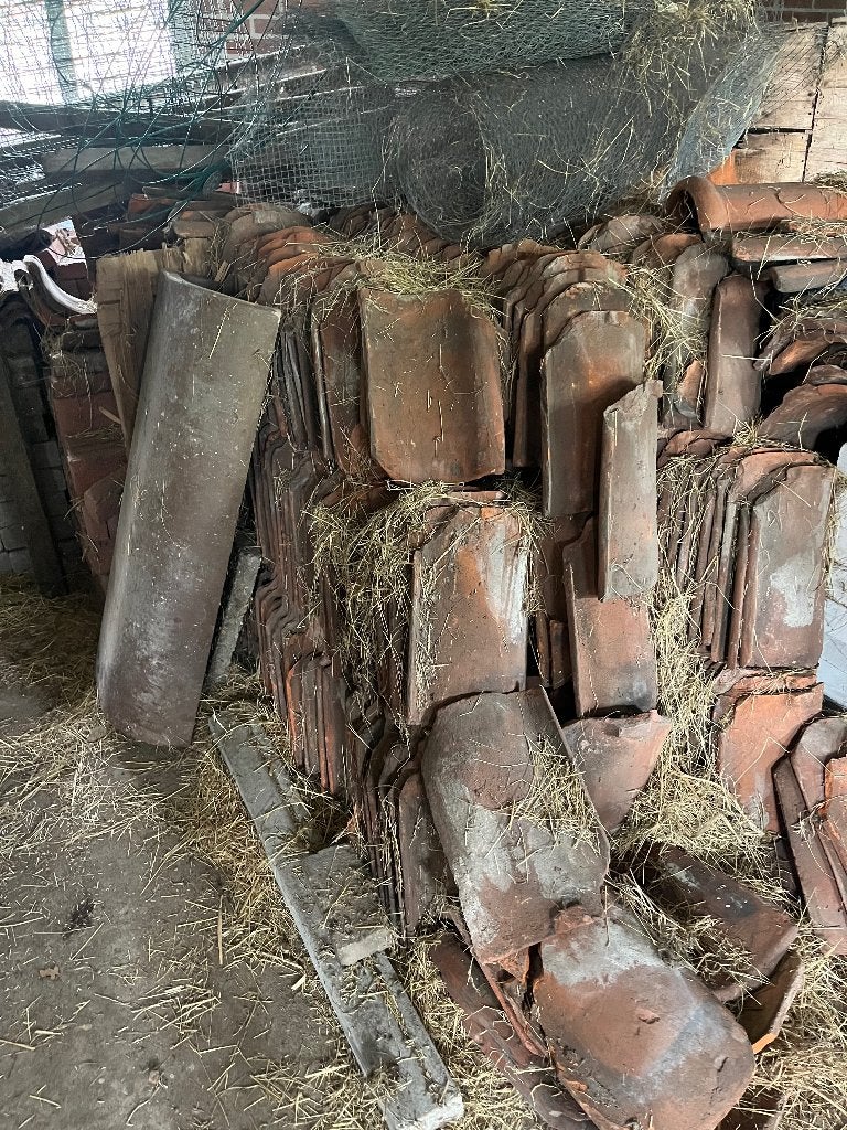 Oude rode dakpannen - Zelf ophalen, Ophalen, Gebruikt