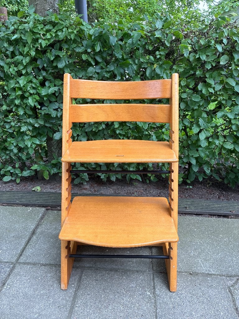 Stokke stoel Tripp Trapp perfecte staat!, Ophalen, Zo goed als nieuw, Meegroeistoel, Aanschuifbaar