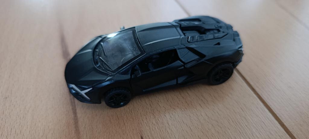 Lamborghini Revuelto 1:43 zwart, Ophalen of Verzenden, Nieuw, Auto, Overige merken