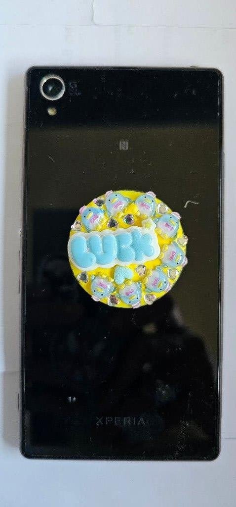 Leuke Sanrio Popsocket - Mr. Sam Design, Telecommunicatie, Ophalen of Verzenden, Gebruikt, Telefoonhanger of Accessoire, Universeel
