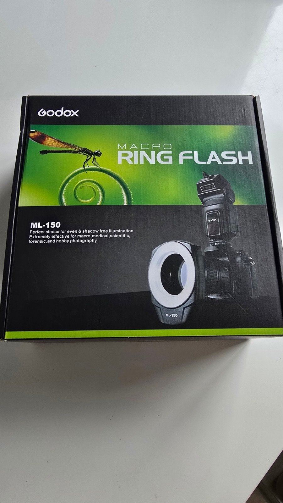 Godox ML150II Macro Ringflitser - Zo goed als nieuw, Ophalen of Verzenden, Zo goed als nieuw, Inclusief accessoires, Ringflitser