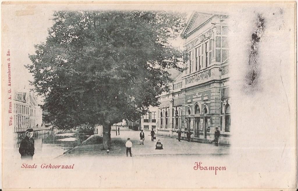 Kampen Stads Gehoorzaal ca. 1905 Uitg. Arentshorst, Ophalen of Verzenden, Voor 1920, Overijssel