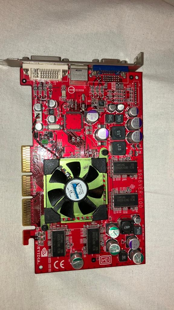 Nvidia vintage videokaart, Computers en Software, Videokaarten, Ophalen of Verzenden, Gebruikt, Overige soorten, Nvidia