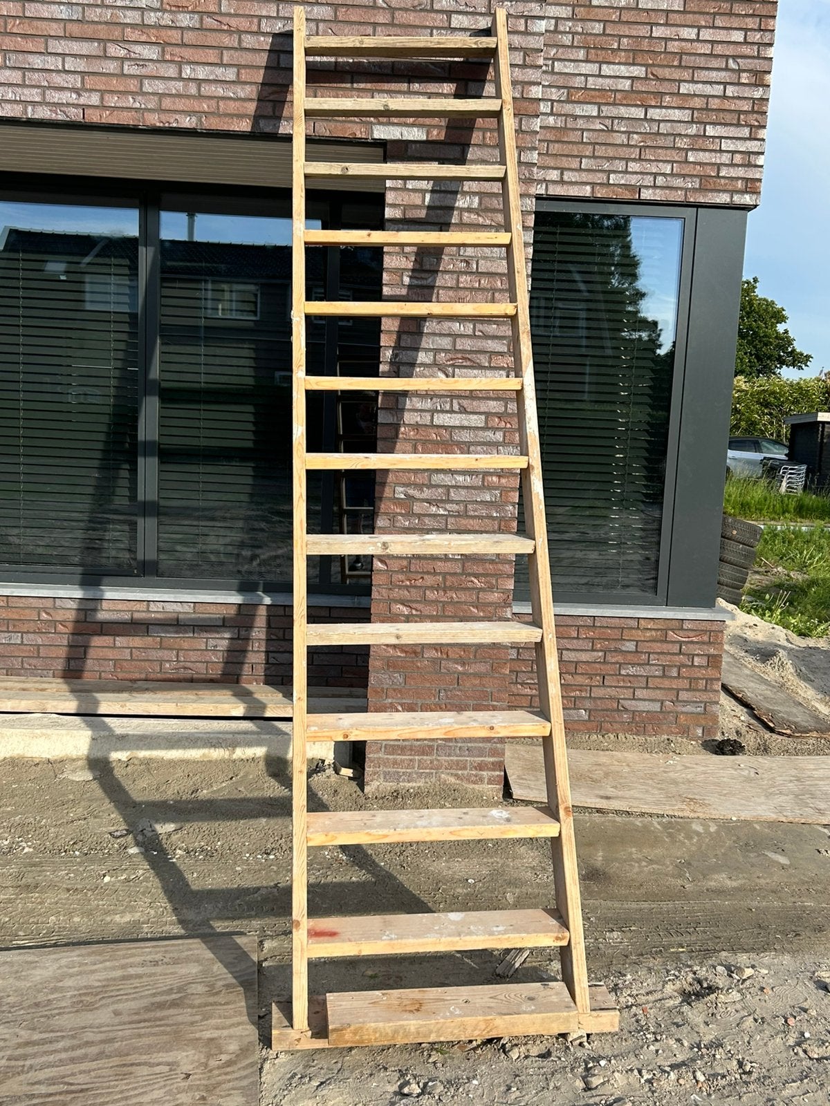Gebruikte houten trap met karakter, Doe-het-zelf en Verbouw, Ladders en Trappen, Ophalen, Gebruikt, Trap, 2 tot 4 meter