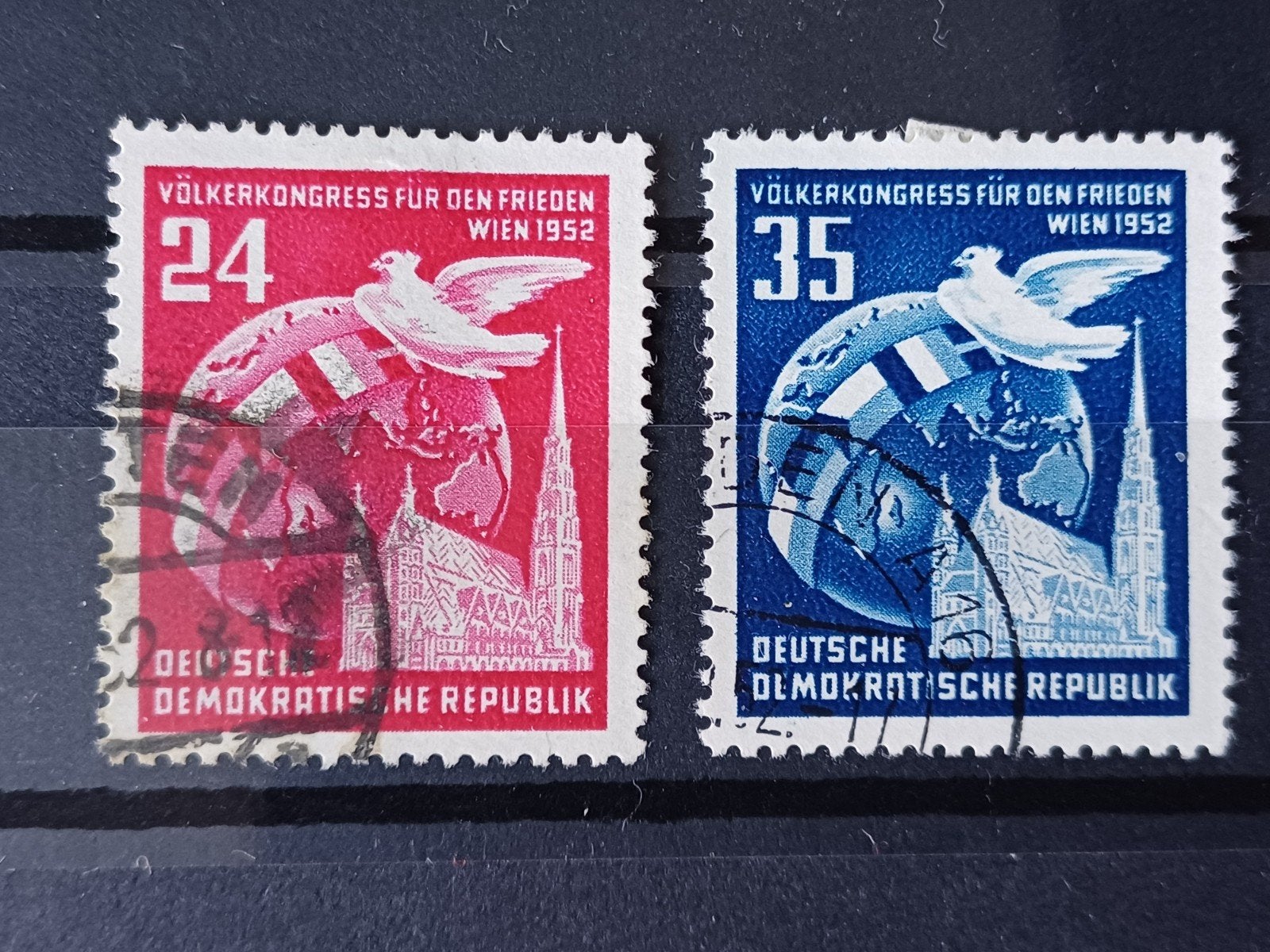 DDR 320-321 gestempeld, Ophalen of Verzenden, DDR, Gestempeld