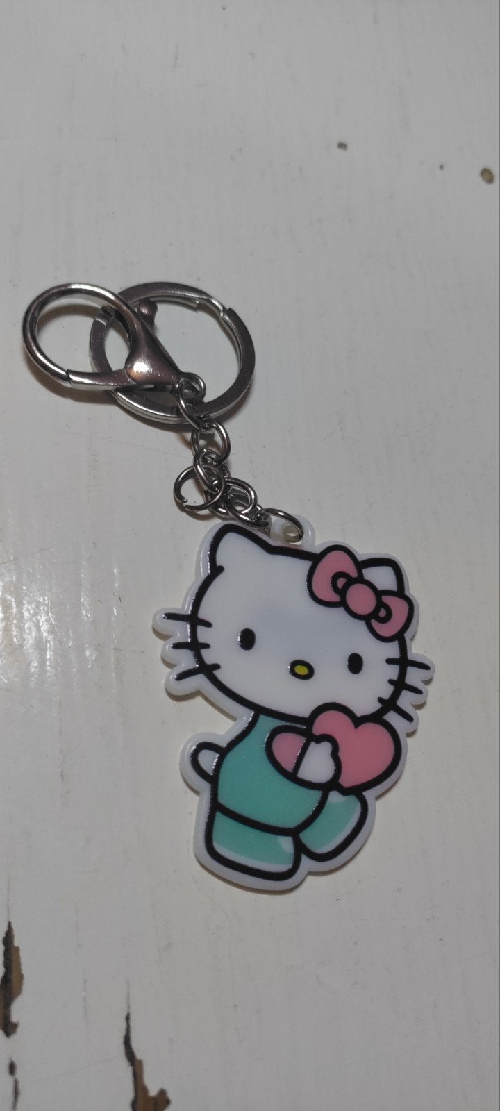 Hello Kitty Sleutelhanger met Hartje - Nieuw!, Ophalen of Verzenden