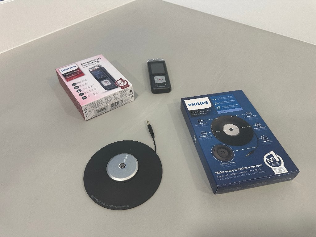 Philips DVT-6110 voice audio recorder (als nieuw!), Ophalen of Verzenden, Zo goed als nieuw, Audio