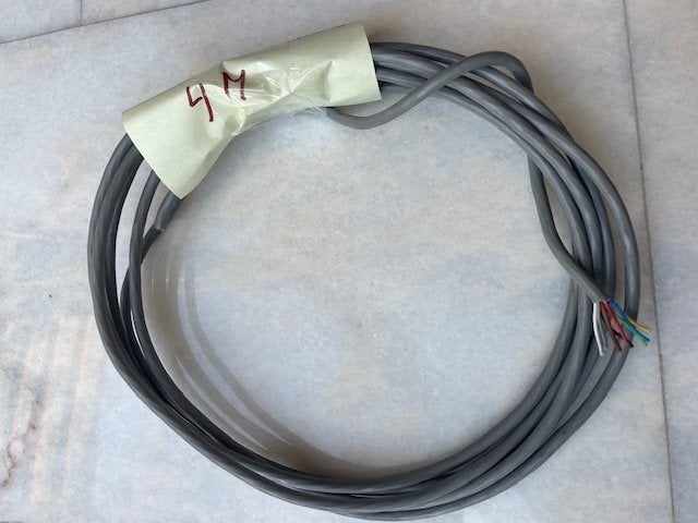 4 mtr Grijze Installatiekabel 8 aderig, Ophalen of Verzenden, Gebruikt, Kabel of Snoer