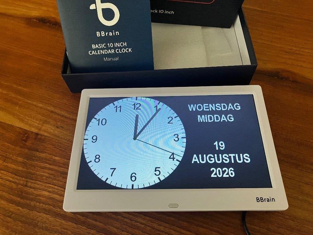Klok Bb Brain 10 inch speciaal voor senioren met dementie