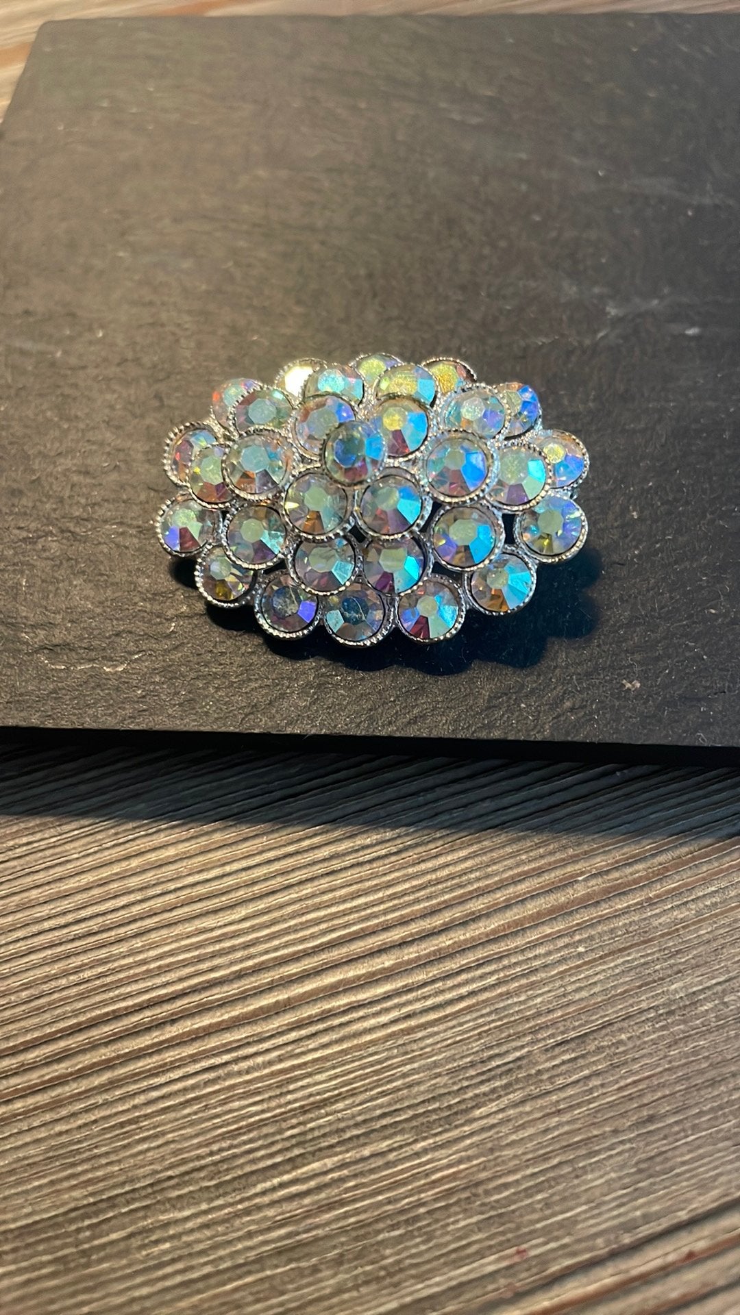 Vintage broche, Ophalen of Verzenden, Zo goed als nieuw, Zilver, Overige materialen