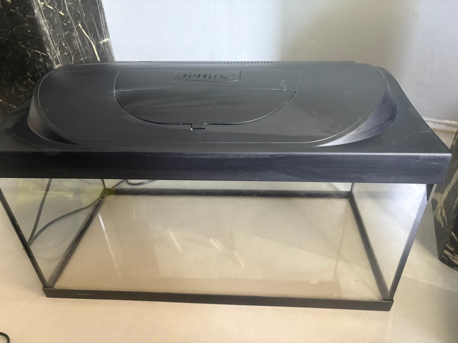 Aquarium 60x30x30, Ophalen, Zo goed als nieuw, Leeg aquarium, Verwarming