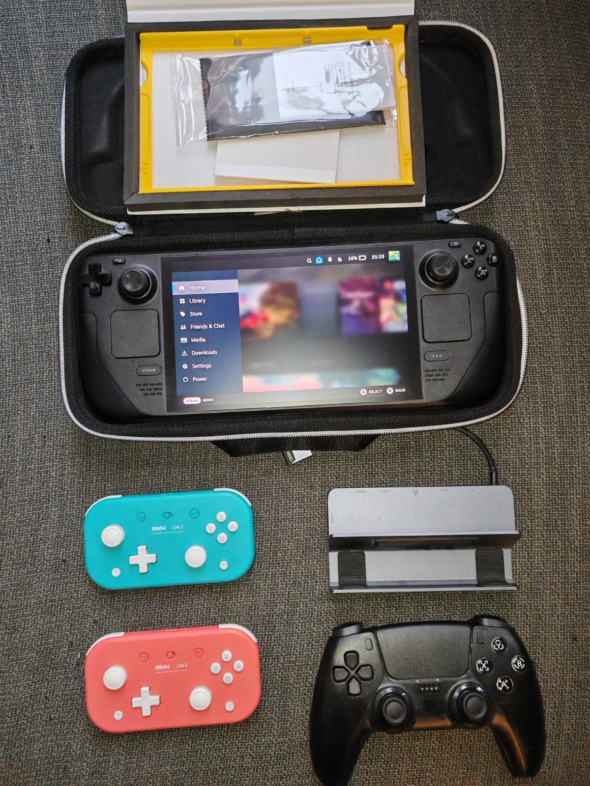 Steam Deck OLED 512GB,100% batterijconditie en 512GB SD, Ophalen of Verzenden, Valve, Zo goed als nieuw