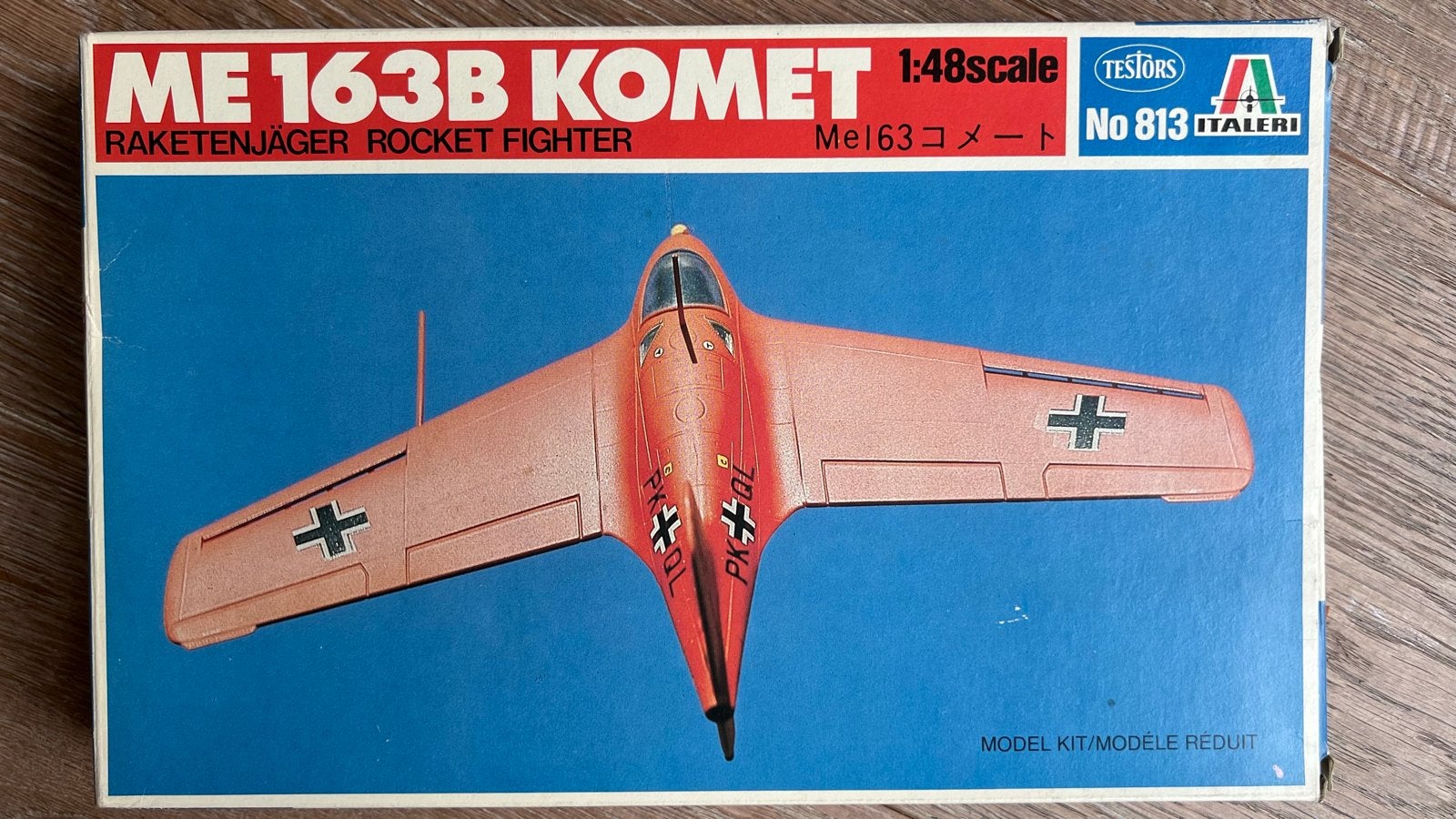 Italeri ME 163B Komet Raketenjager 1:48 schaal modelbouw, Italeri, Nieuw, Ophalen of Verzenden, Groter dan 1:72