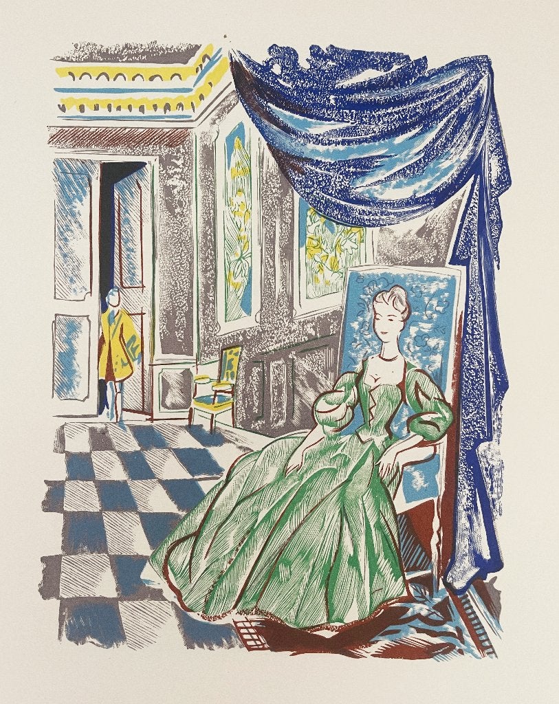 Houtgravure Grau Sala 1956 Gratis verzending binnen NL, Antiek en Kunst, Kunst | Etsen en Gravures, Ophalen of Verzenden