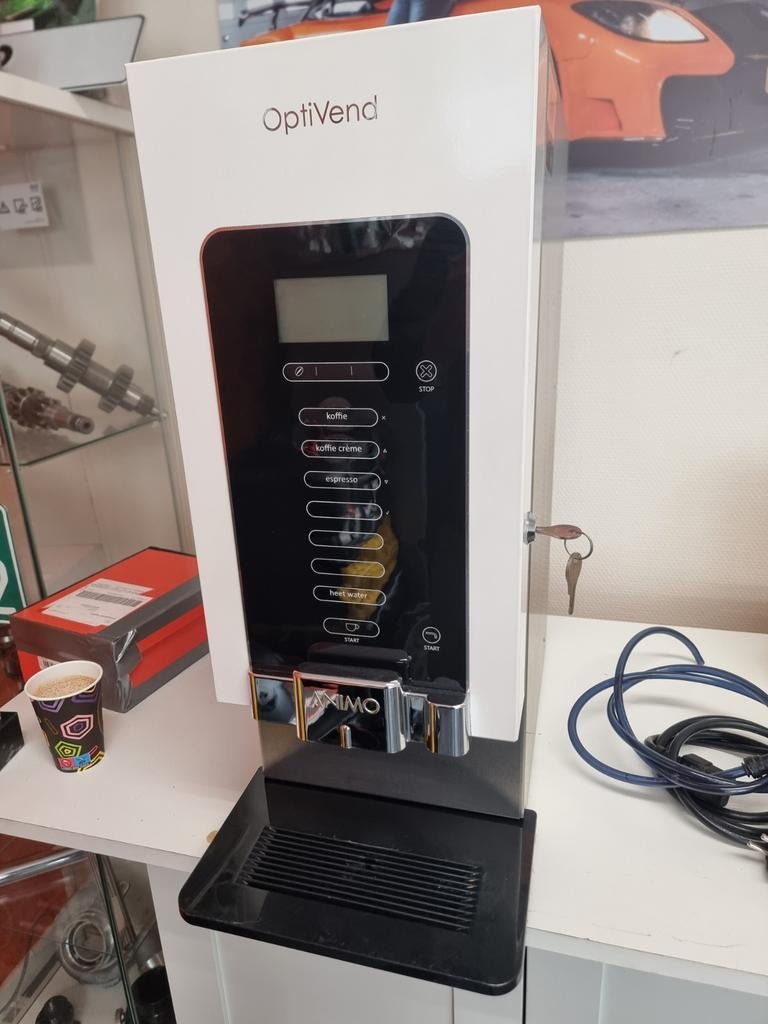 ANIMO OPTIVEND Koffie machine zgan, Ophalen, Zo goed als nieuw, Koffiemachine