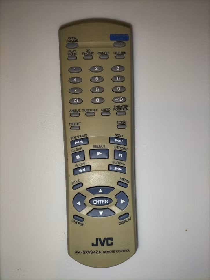 Originele JVC RM-SXVS42A Afstandsbediening voor DVD-spelers, Ophalen of Verzenden, Dvd