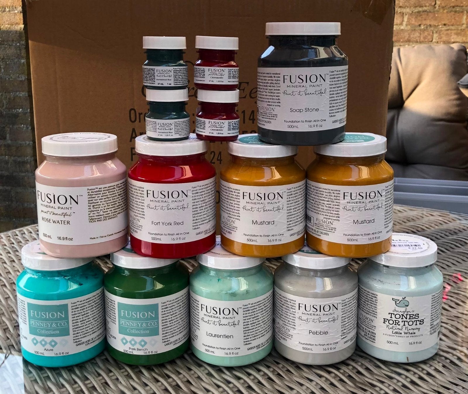 Partij Fusion Mineral Paint en aanverwante producten, Nieuw, Ophalen of Verzenden, Fusion Mineral Paint, Niet gespecificeerd