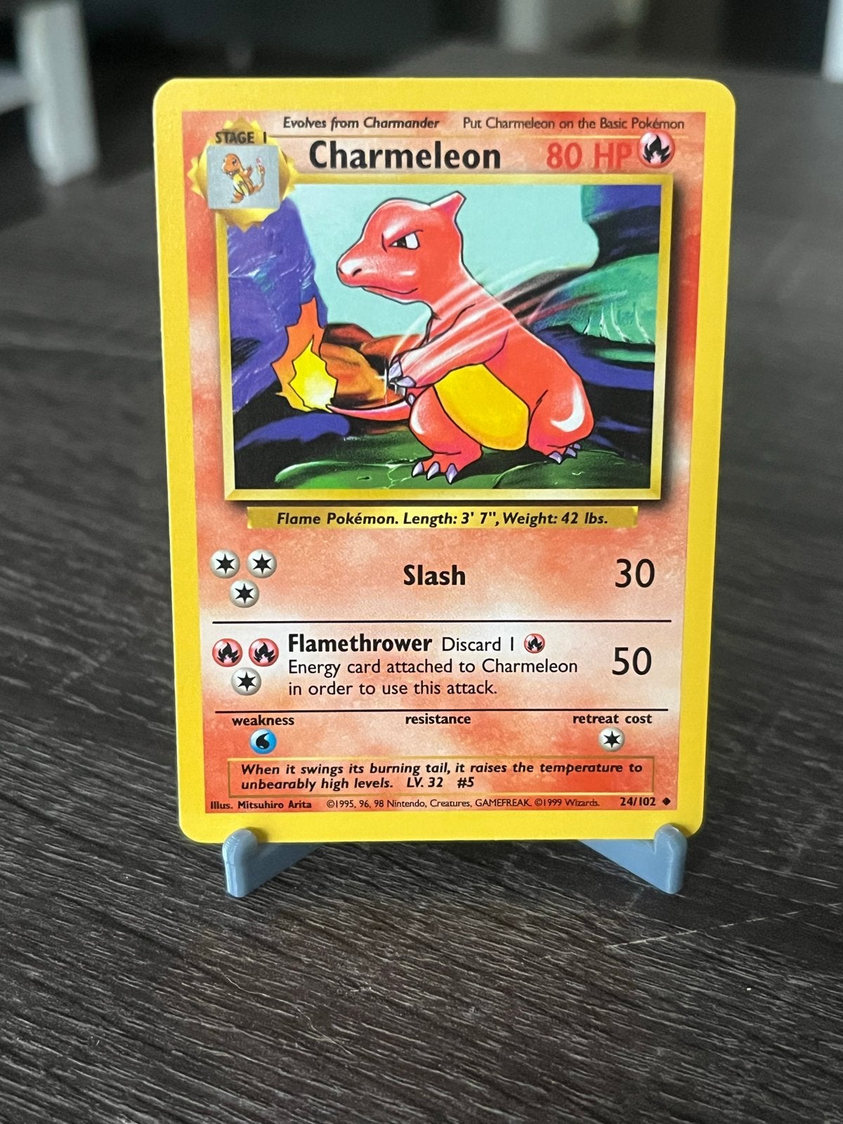 Charmeleon (24/102) - Base Set - EX, Ophalen of Verzenden, Zo goed als nieuw, Losse kaart