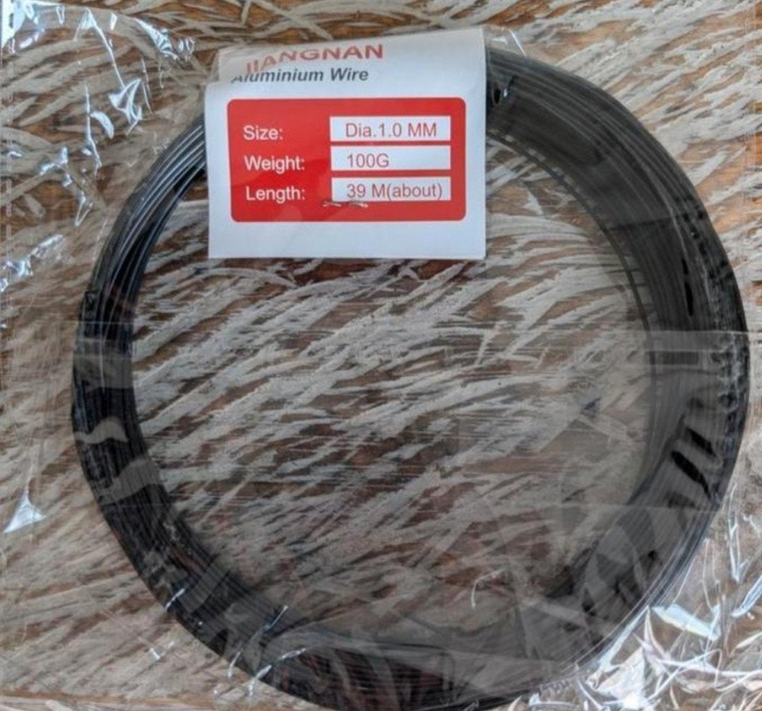 Bonsai draad 1.0mm 500 gr, Volle zon, Bloeit niet, Minder dan 100 cm, Overige soorten