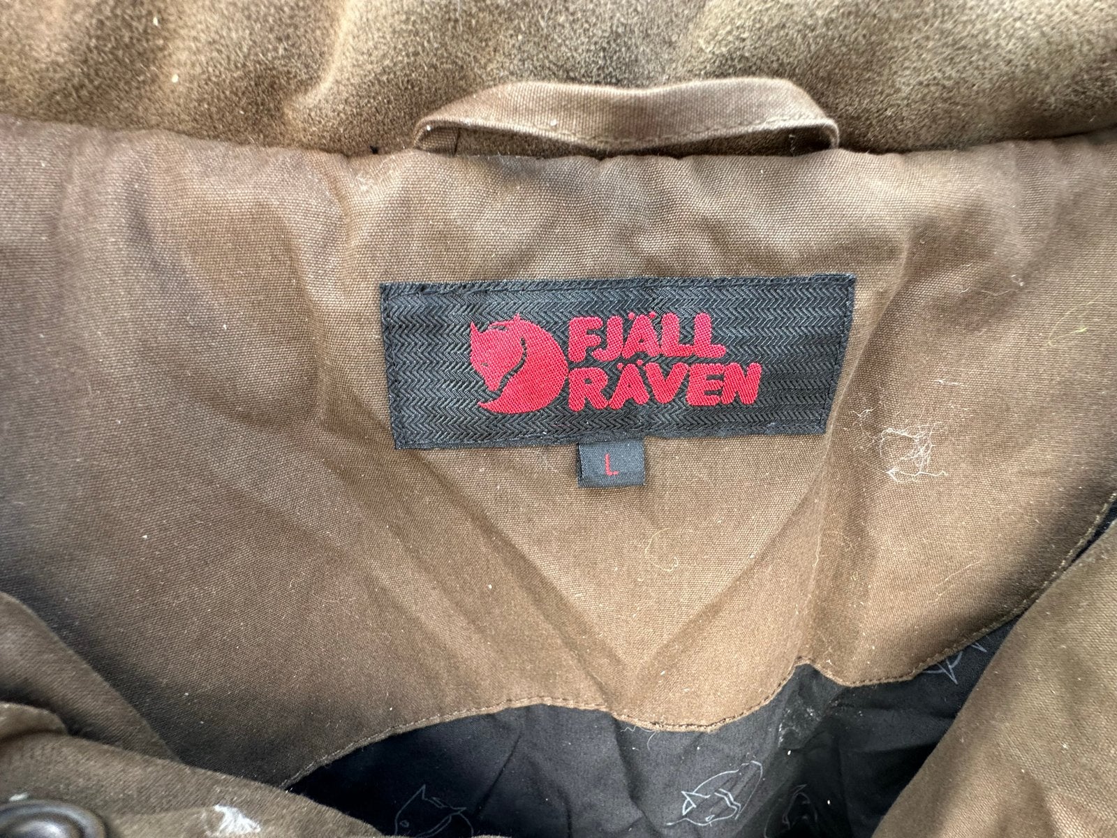 Fjall Raven Waterdichte Heren Jas Maat L - Jacht/Visserij, Ophalen of Verzenden, Zo goed als nieuw, Maat 52/54 (L), Groen
