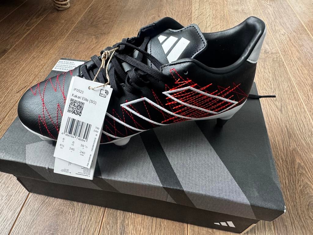 Adidas Kakari Elite rugby schoenen maat 39 1/3 nieuw, Sport en Fitness, Rugby, Ophalen of Verzenden, Nieuw, Schoenen