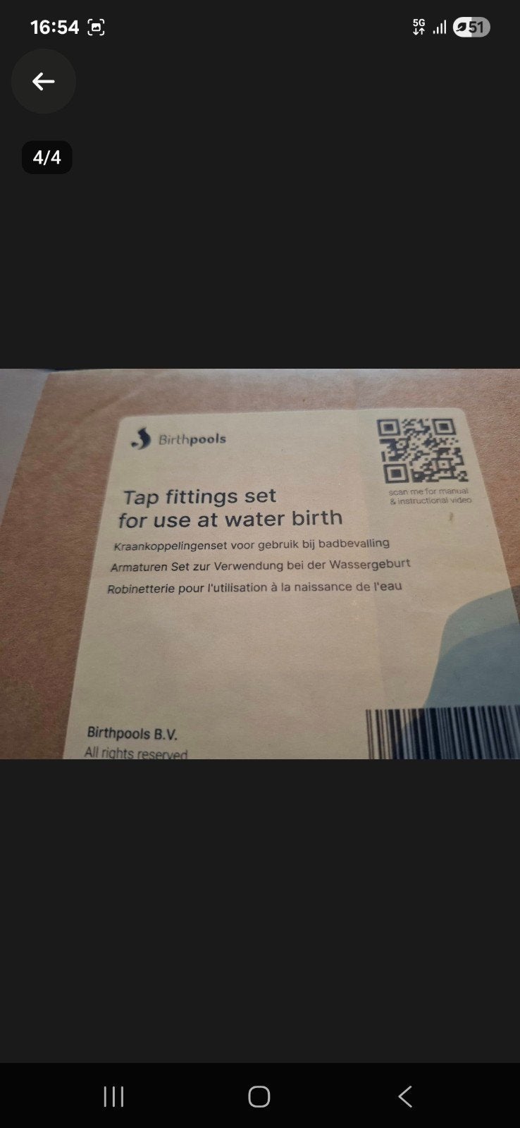 Bevallingsbad met accessoires - Compleet pakket, Kinderen en Baby's, Ophalen, Nieuw