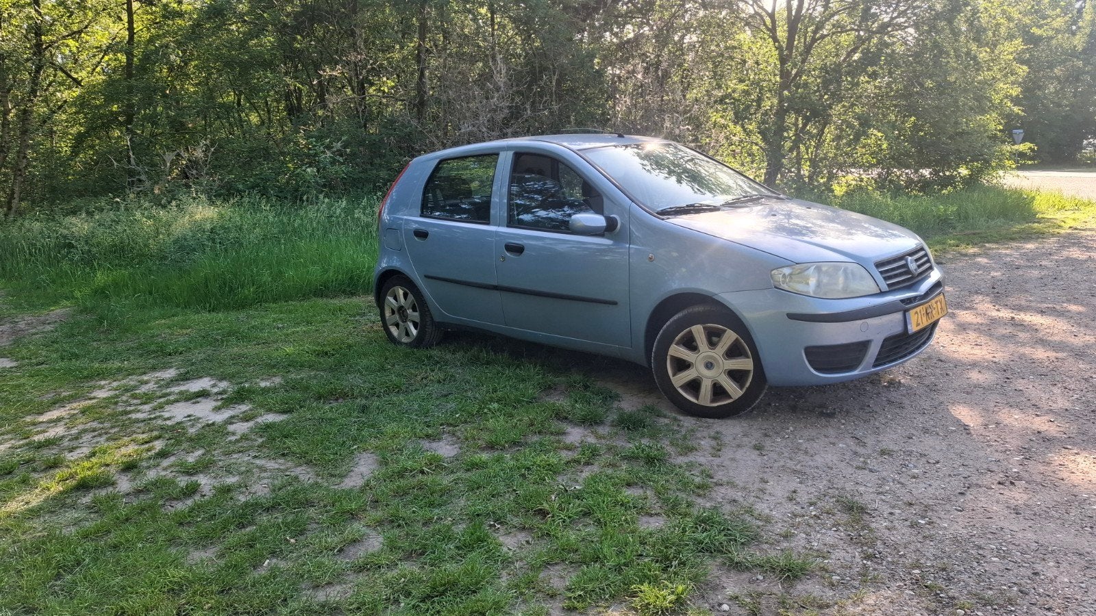 Fiat Punto 1.4 16V 5DR 2005 Blauw, Auto's, Voorwielaandrijving, 40 €/maand, Origineel Nederlands, Bedrijf