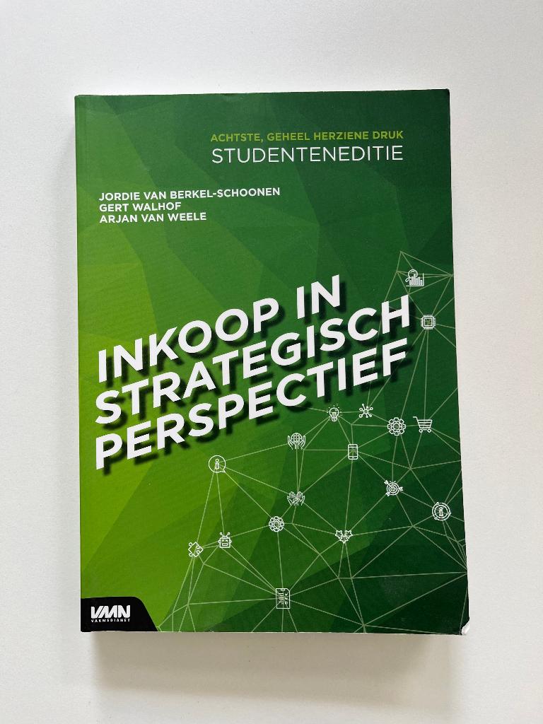 Boek Inkoop in strategisch perspectief, Boeken, Ophalen of Verzenden, Zo goed als nieuw, Economie en Marketing, Diverse auteurs