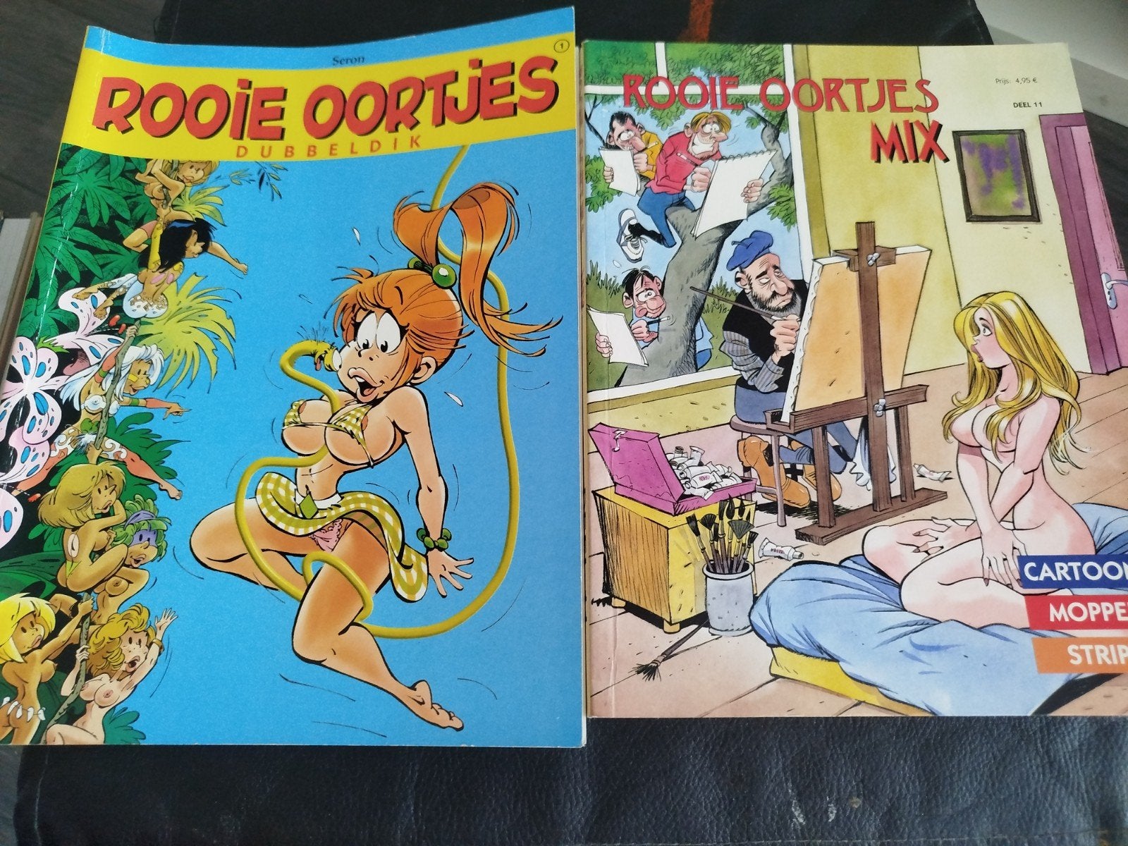 ROOIE OORTJES DUBBELDIK & MIX, Boeken, Gelezen, Seron, Ophalen of Verzenden, Meerdere stripboeken